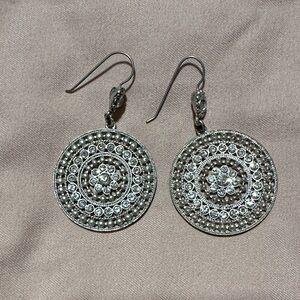 Elegant Silver Dangle Earrings